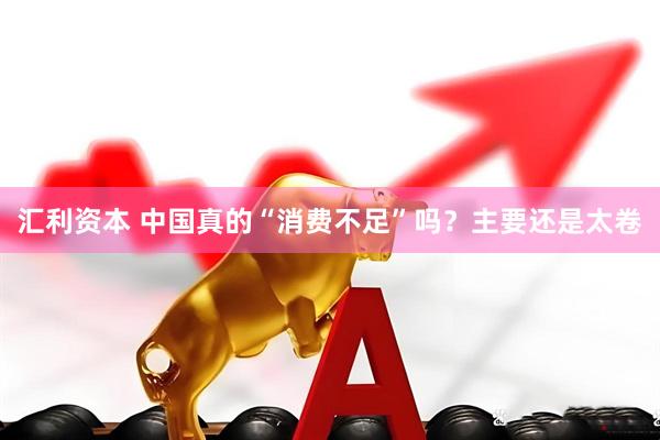 汇利资本 中国真的“消费不足”吗？主要还是太卷