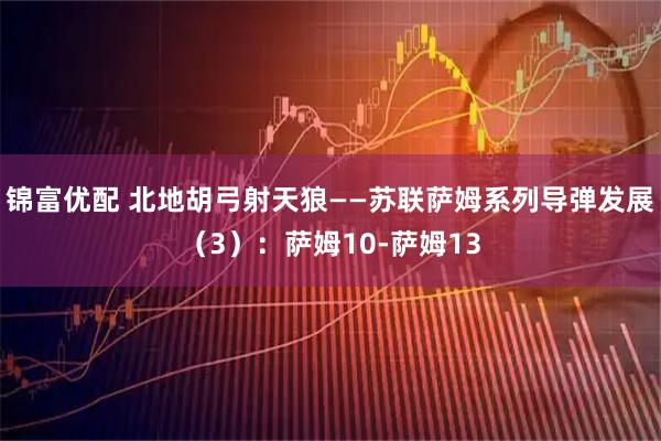 锦富优配 北地胡弓射天狼——苏联萨姆系列导弹发展（3）：萨姆10-萨姆13